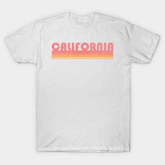 Retro California T-Shirt by tonyspencer